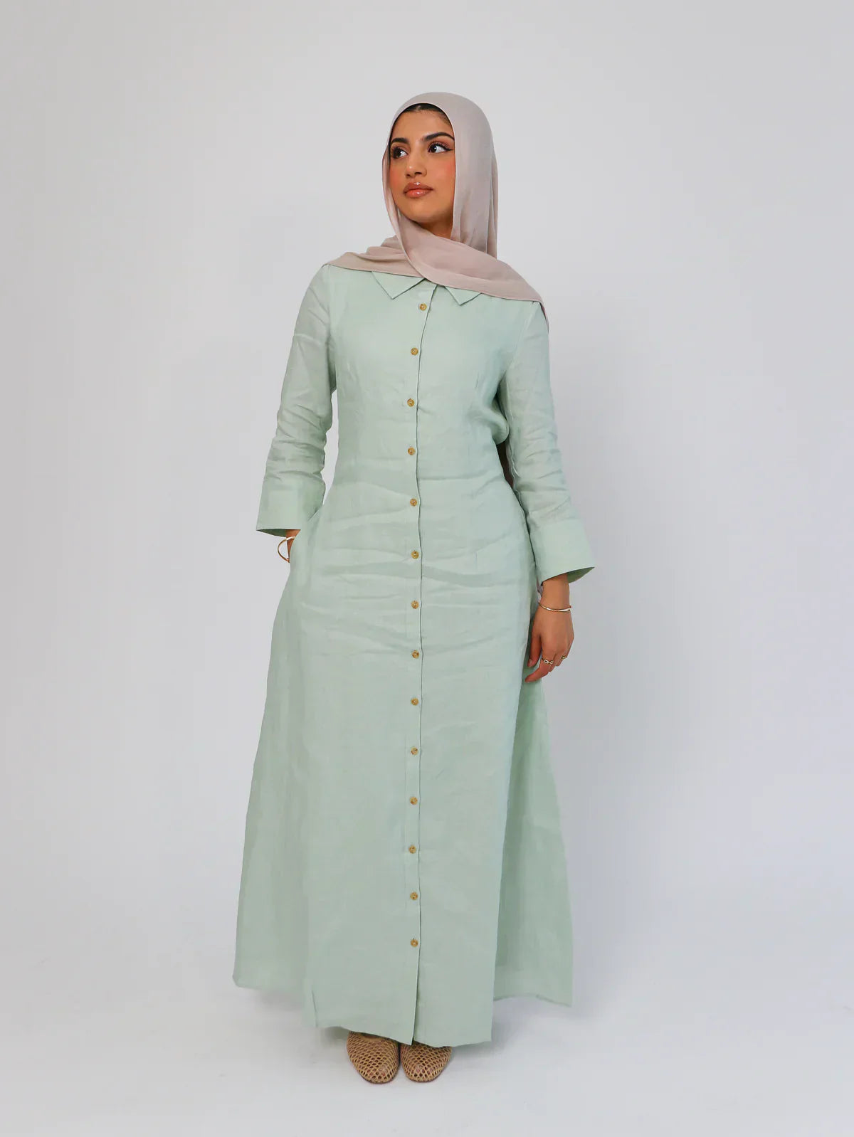 Cypress Linen Shirt Dress