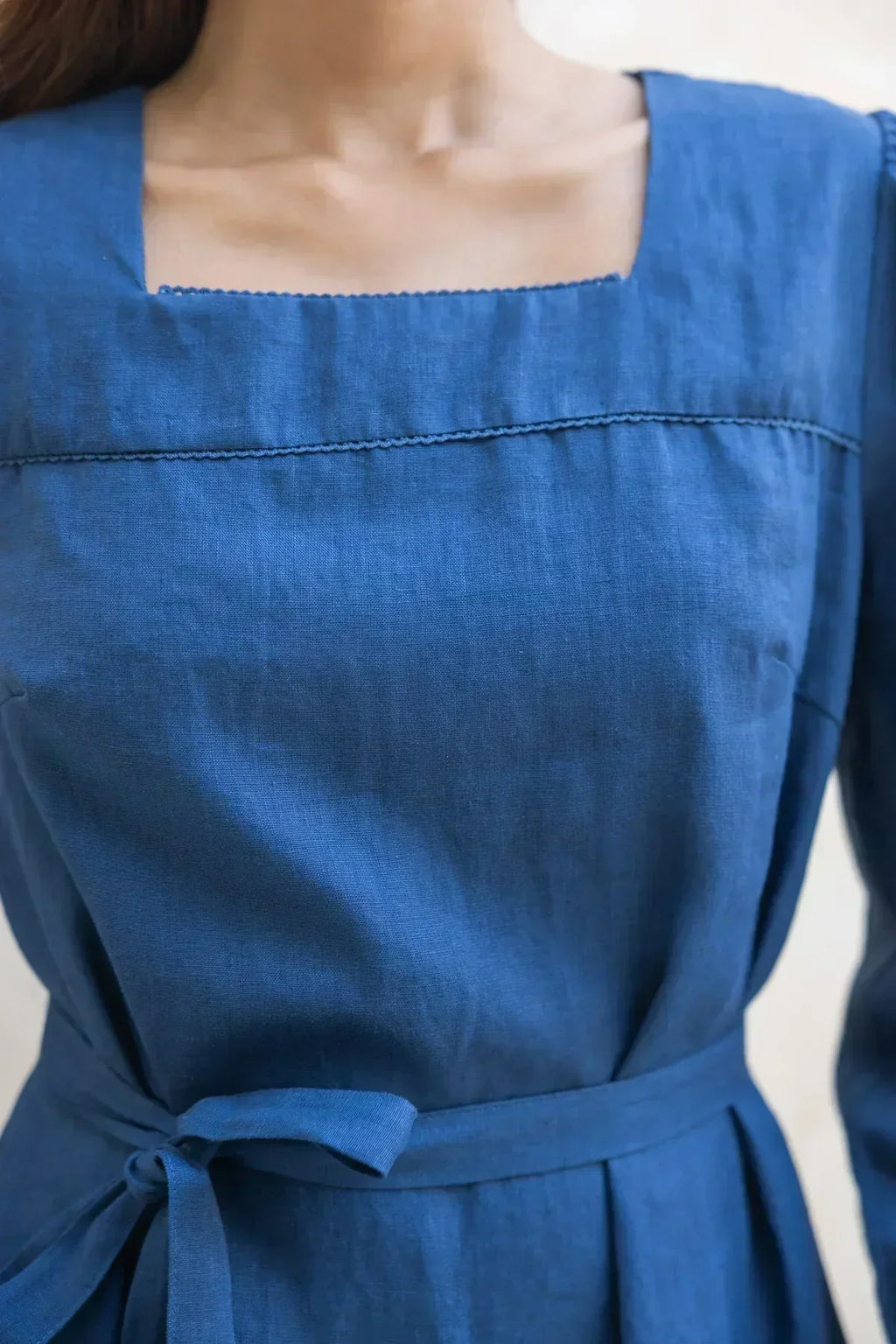 Ember linen Straight Dress