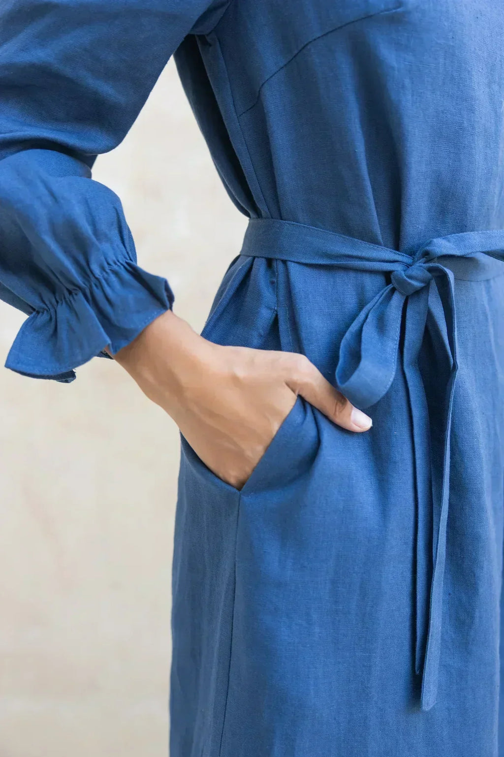 Ember linen Straight Dress