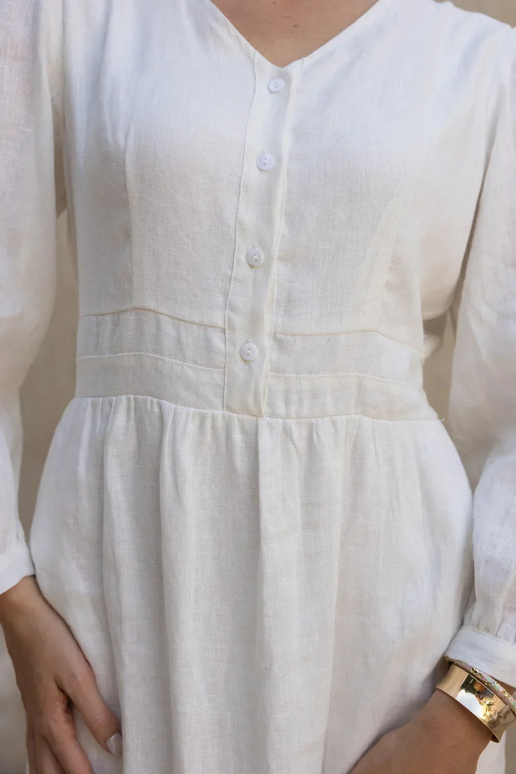 Sahara Linen Maxi Dress