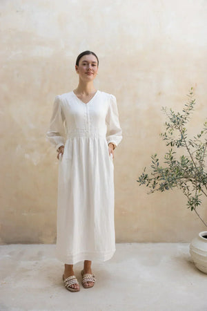 Sahara Linen Maxi Dress