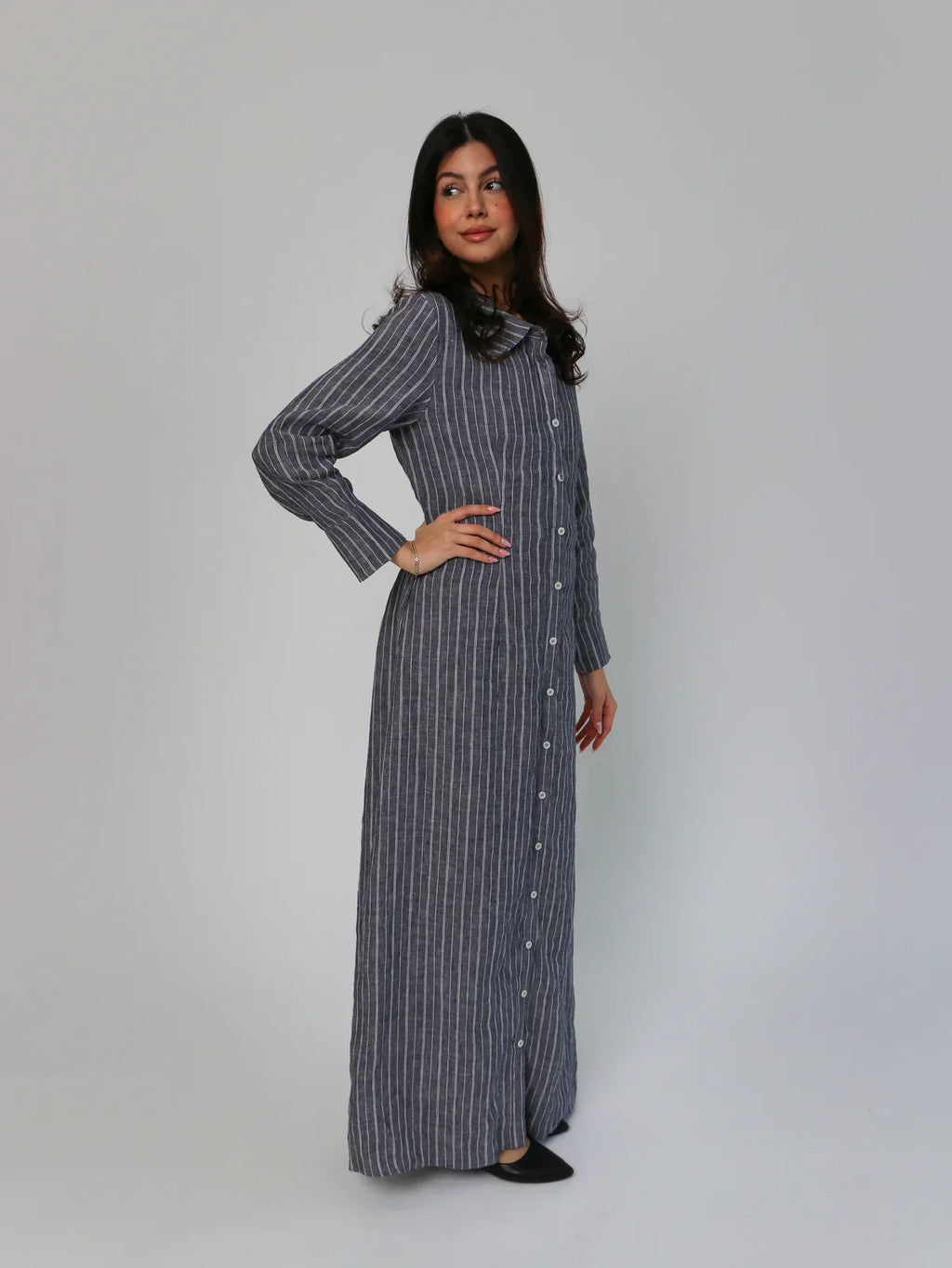 Cypress Linen Shirt Dress