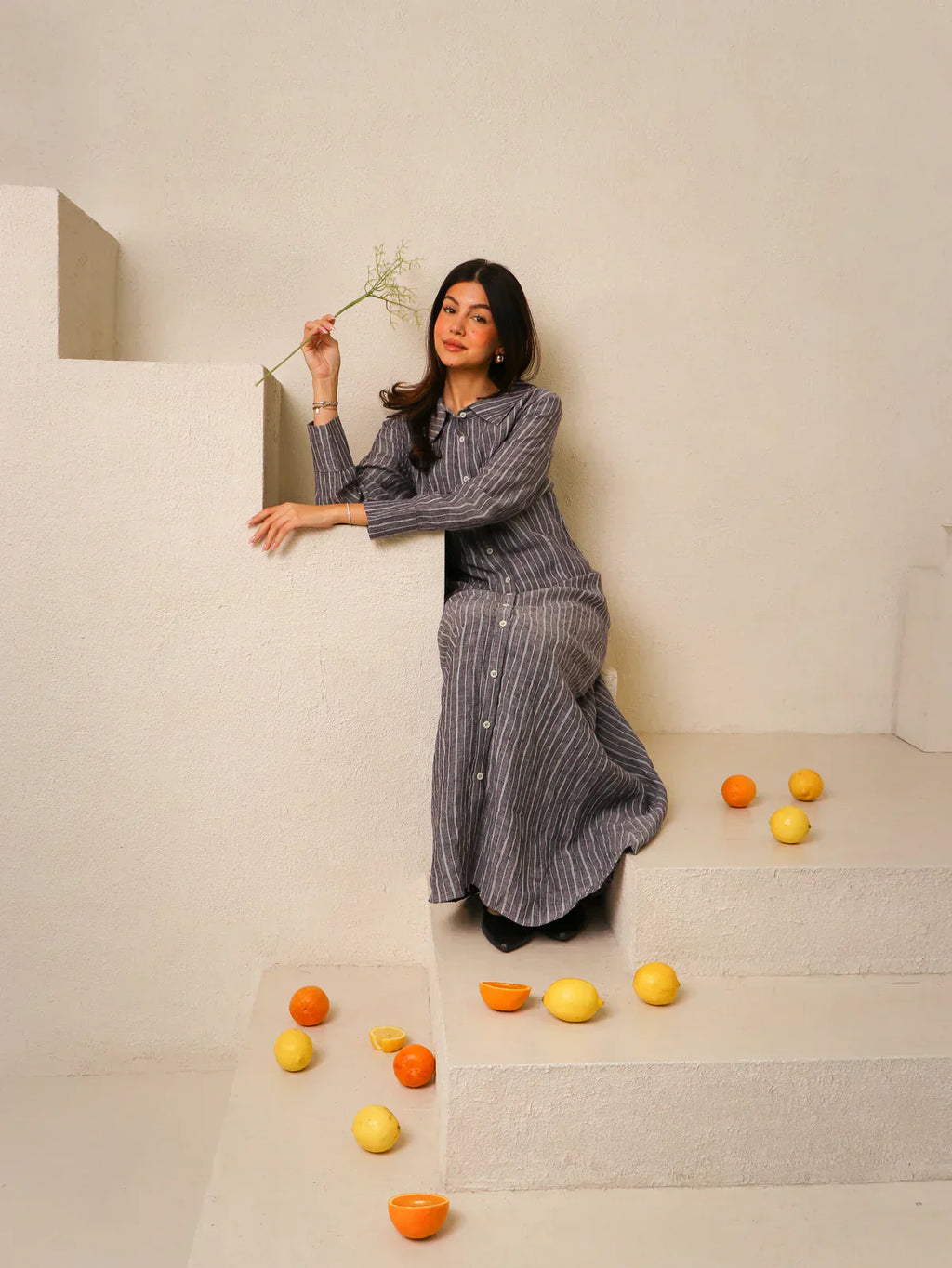 Cypress Linen Shirt Dress